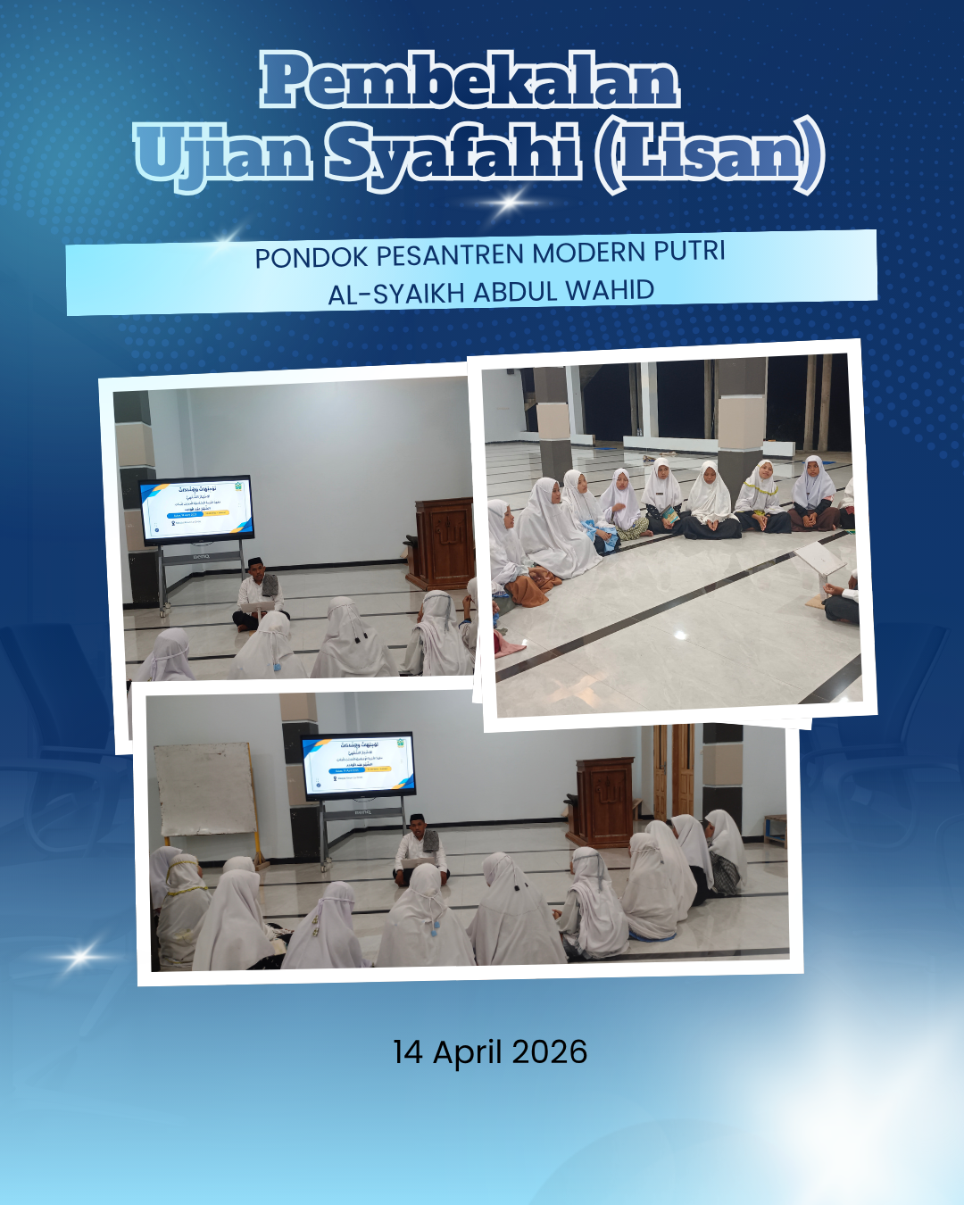 Wakil Direktur KMI Putri Berikan Taujihad Ujian Syafahi bagi Santriwati Kelas 6